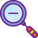 ui,magnifying glass,search,Tools and utensils,loupe,detective,zoom,zoom out